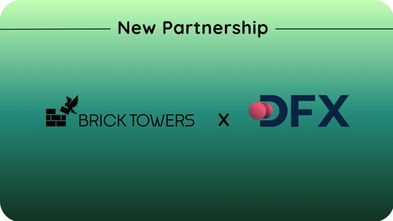 Brick Towers partners with DFX.swiss to enable CHF and EUR onramps for urble