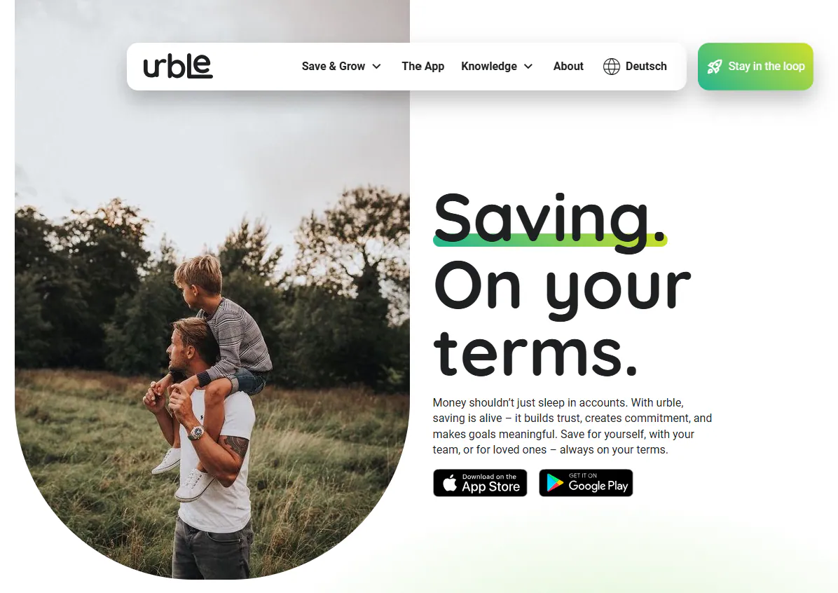 urble.io – Saving. On your terms.